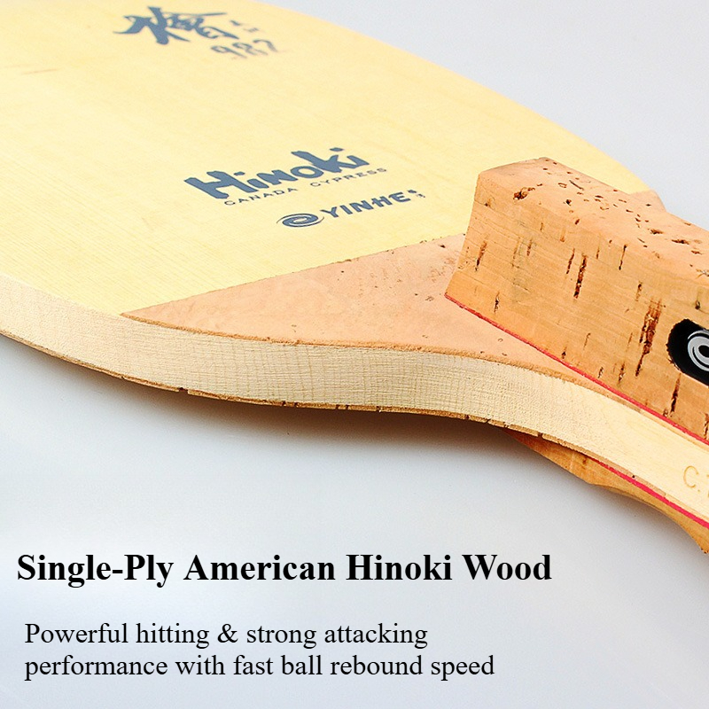 YINHE 982 1-Ply Solid Hinoki T – обзор и цена Table Tennis Venue
