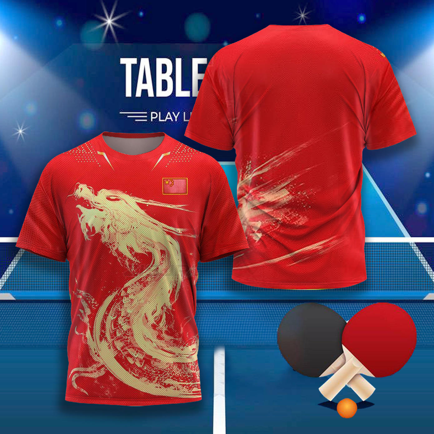 CHINA Dragon Table Tennis Grap – обзор и цена Table Tennis Zhang Jike