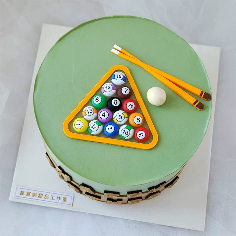 Billiard Cake Birthday Decorat – обзор и цена Table Tennis Shop