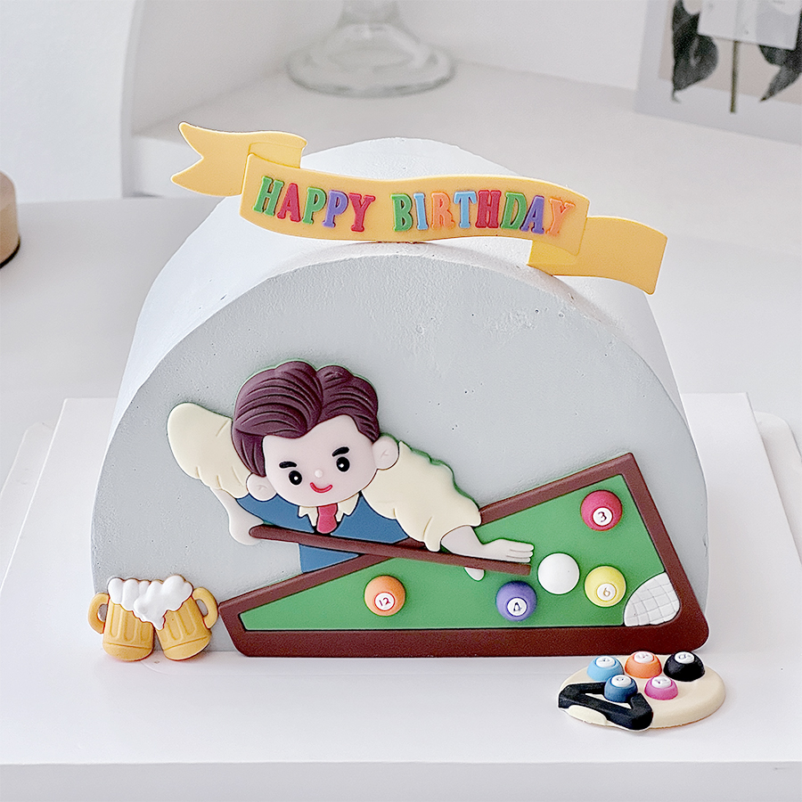 Billiard Cake Birthday Decorat – обзор и цена Table Tennis Shop
