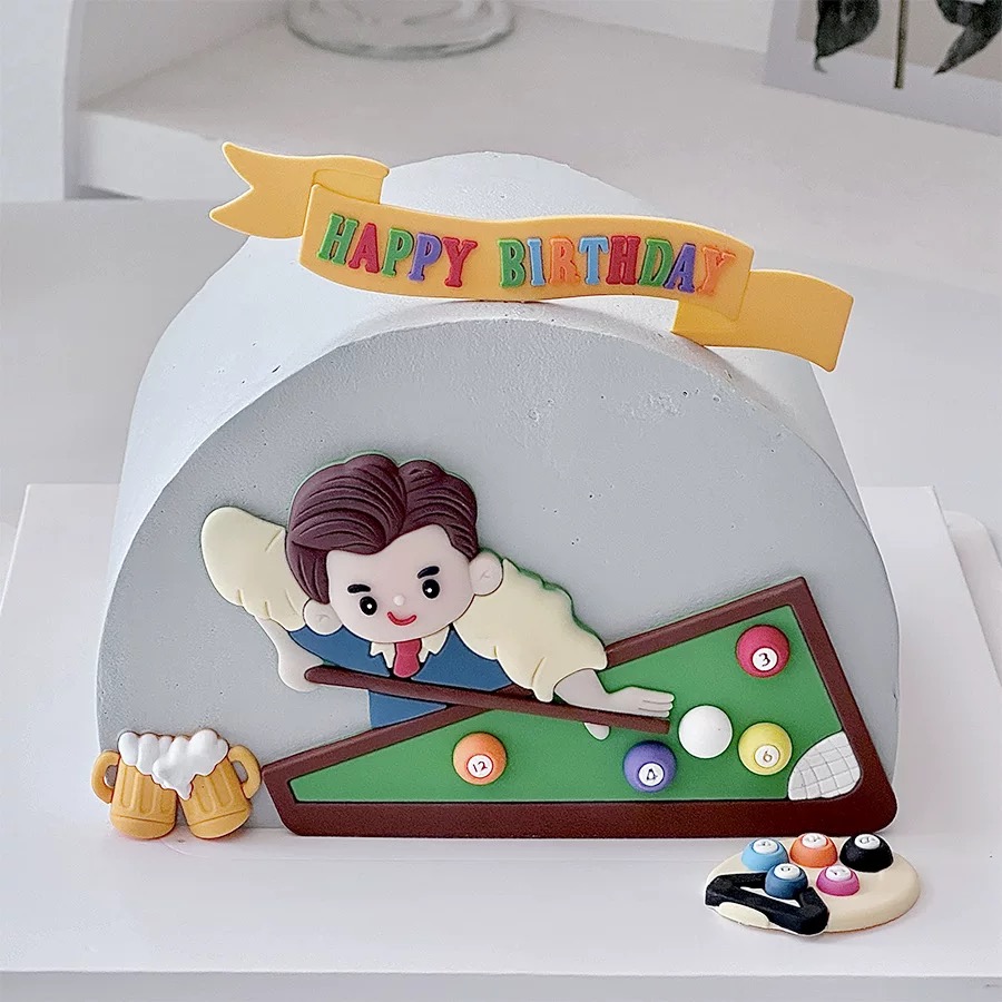 Billiard Cake Birthday Decorat – обзор и цена Table Tennis Shop