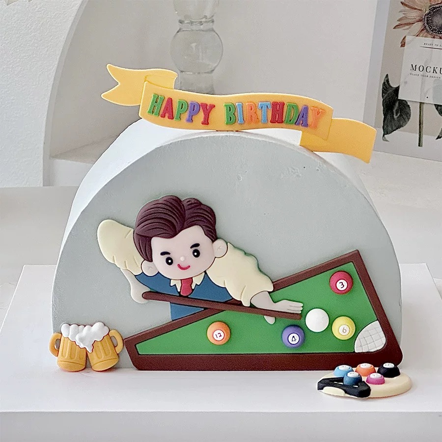 Billiard Cake Birthday Decorat – обзор и цена Table Tennis Shop