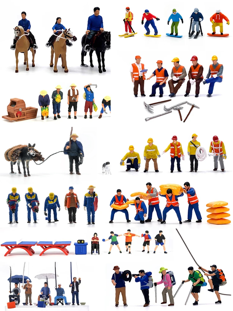 HO 1:87 Painted Figures HO Sca – обзор и цена Table Tennis Shop